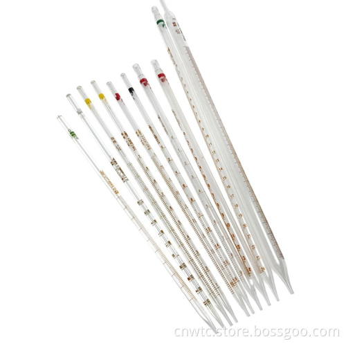 Graduated Glass Pipette: Laboratory Glass Serological Measuring Pipette